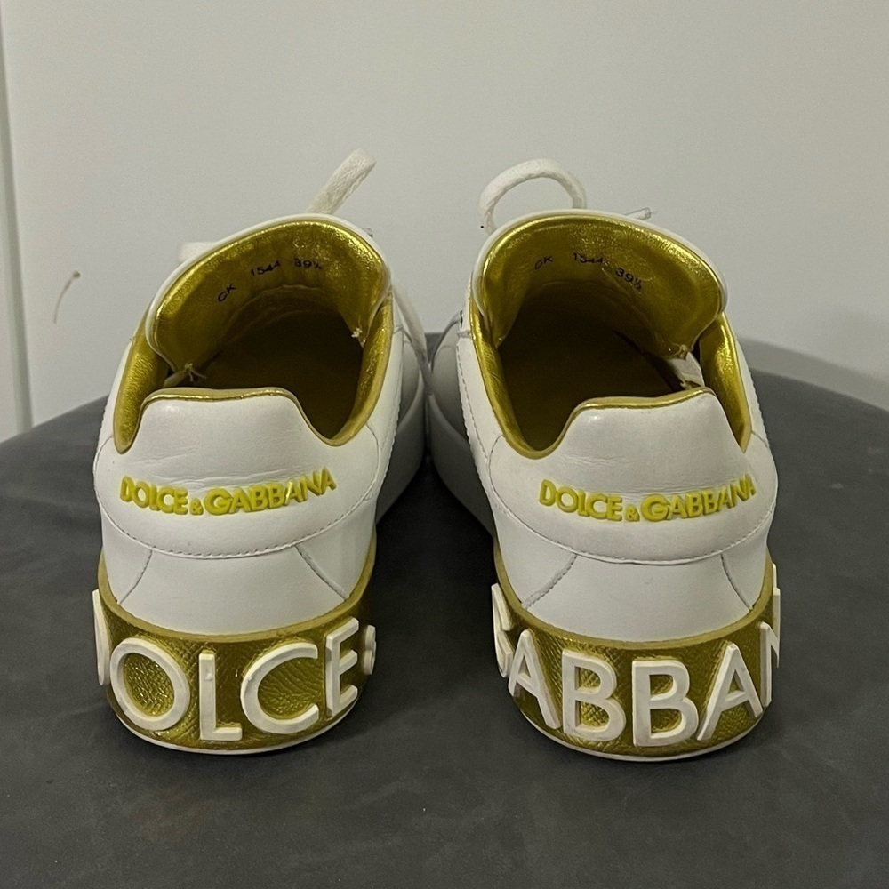 Dolce & Gabbana Portofino White Metallic Yellow - Picture 4 of 8